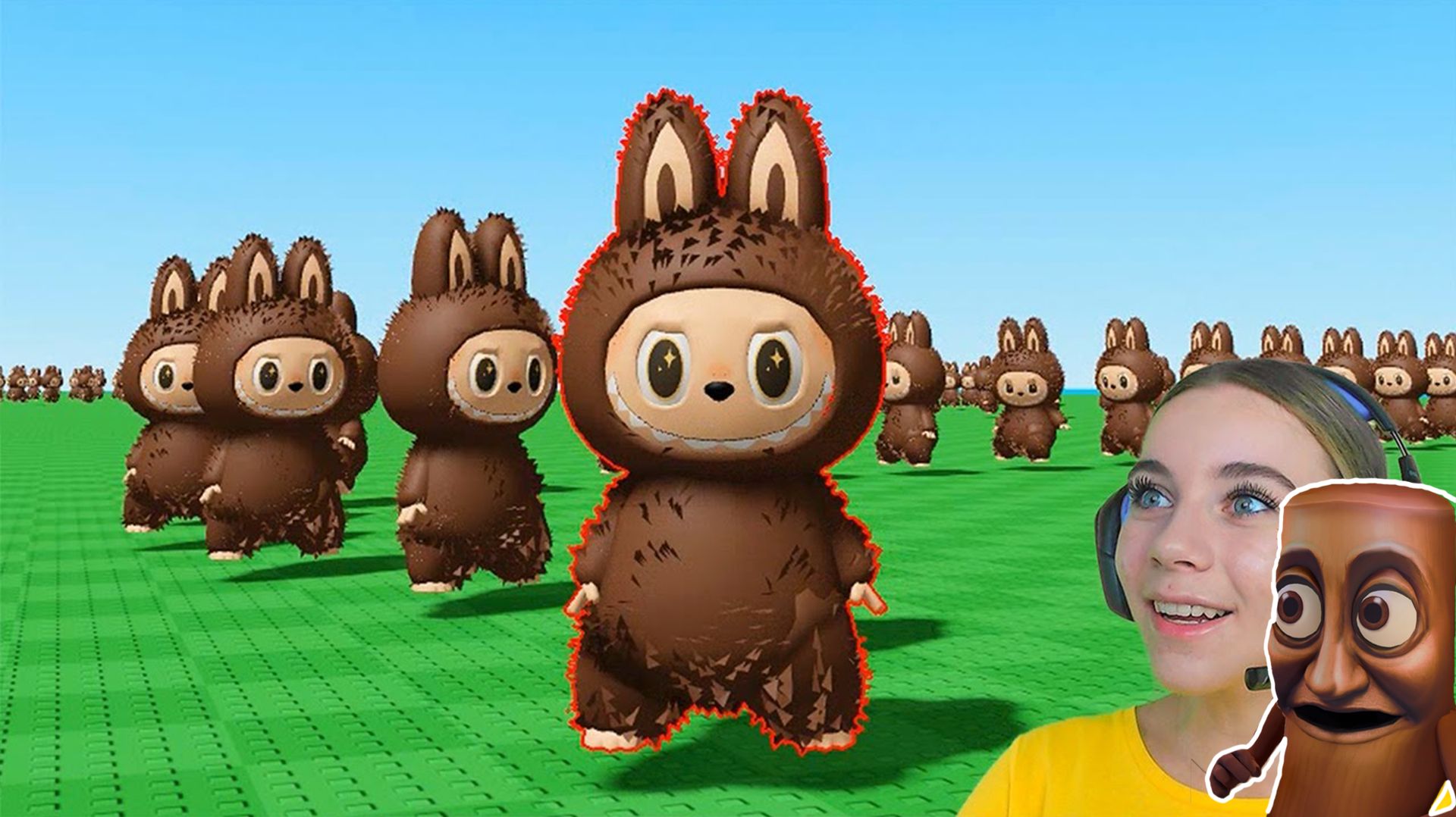 КЛОНИРОВАЛА ЛАБУБУ И СЛОМАЛА ИГРУ в ROBLOX!