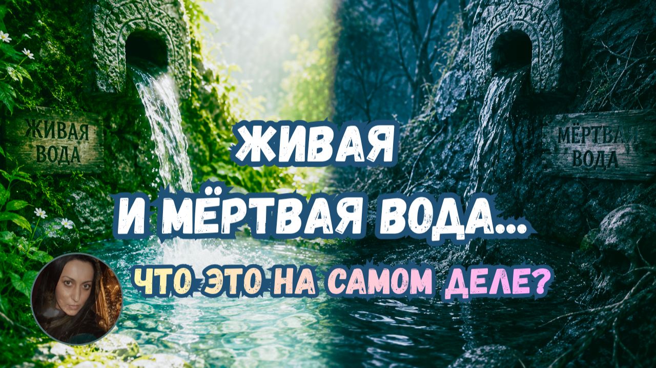 ЖИВАЯ И МЕРТВАЯ ВОДА... ИНГА ХОСРОЕВА..