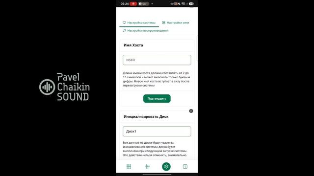 Смотрим интерфейс NSXD  Hi‑Res сеть