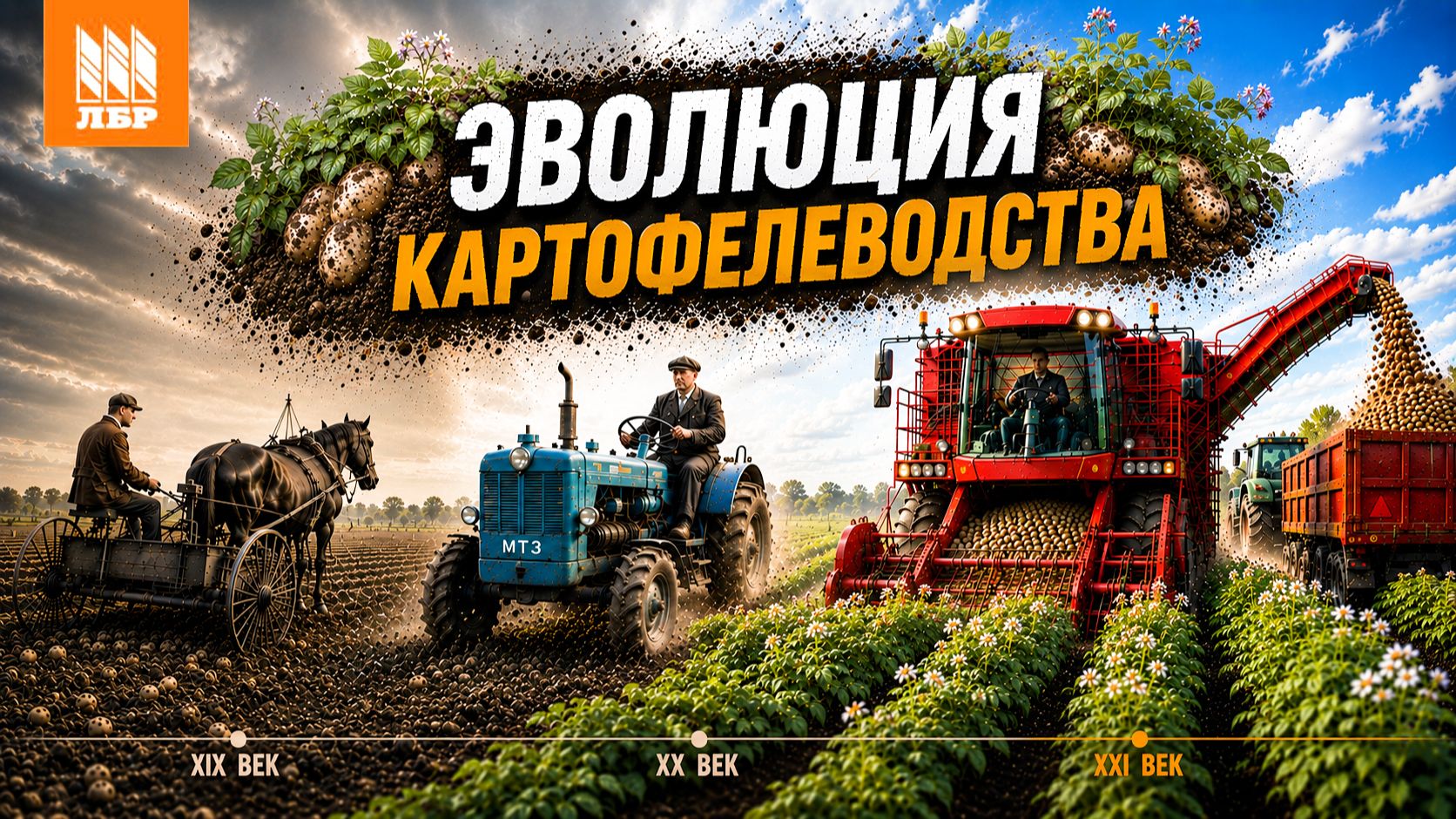 История развития картофельной техники