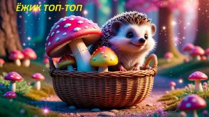 🎶 ЁЖИК ТОП-ТОП! Танцевальная песенка для малышей 🍄