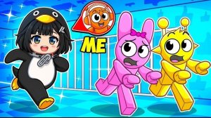 Разыгрываю СВОИХ ДРУЗЕЙ СПРУНКИ в роли пингвина ГУГУ ГАГА в Roblox... СПРУНКИ ИНКРЕДИБОКС