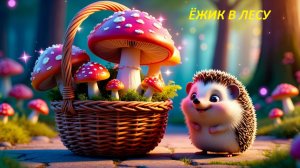🌲 ЁЖИК В ЛЕСУ! Добрая песенка для самых маленьких 🦔