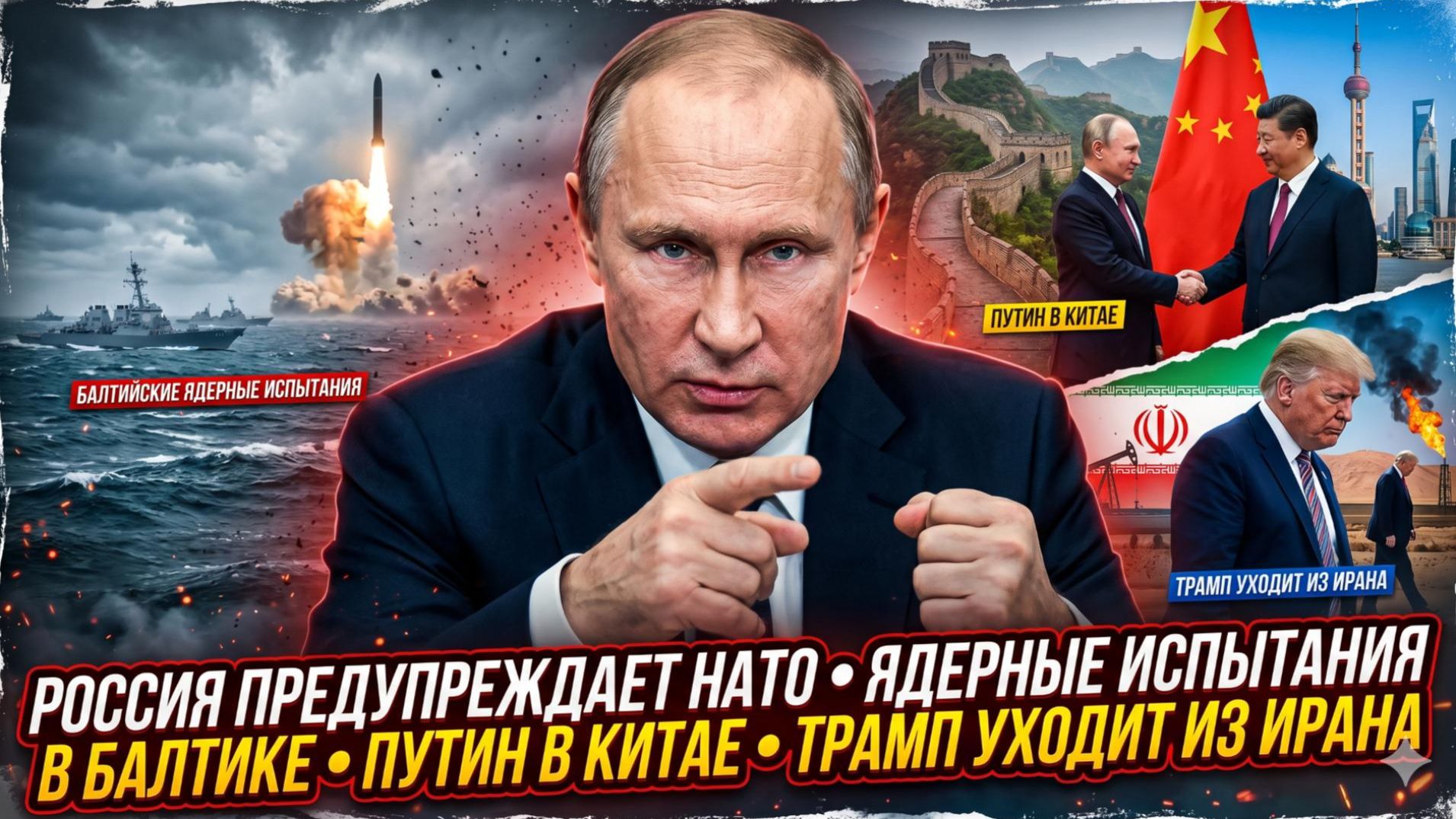 ☢️Меркурис | Ядерные учения на Балтике, Путин в Пекине, Трамп бежит от Ирана