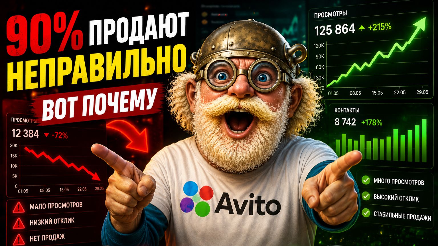 4 продажи за выходные — что реально влияет на Авито
