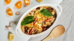 Мусака с укропом