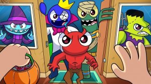 НАСТАЛО ВРЕМЯ ХЭЛЛОУИНА!   Rainbow Friends 2 - Анимации на русском