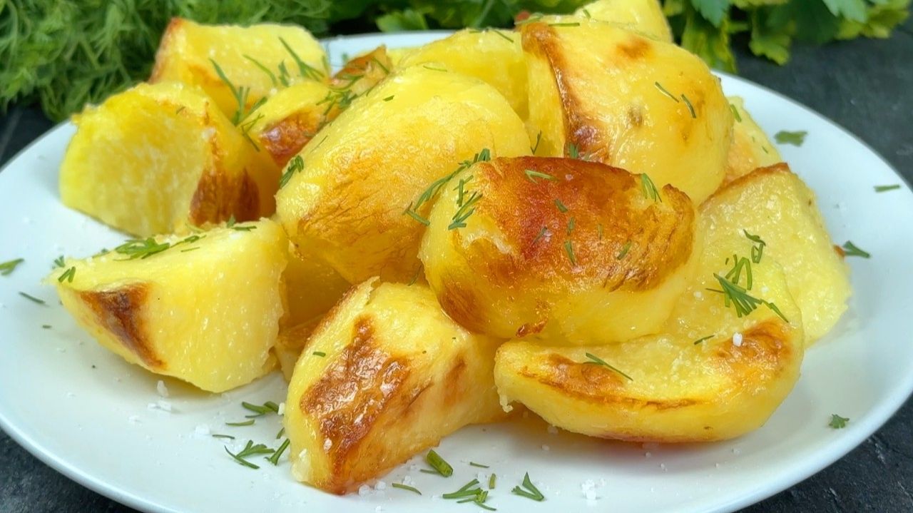 Картофель как в ресторане: золотая корочка и мягкая серединка! Маленький секрет решает все