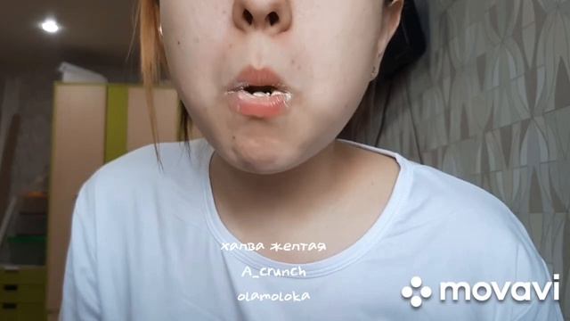 Мокрый мел Халва Желтая/olamoloka/ASMR ⭐💧