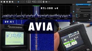 Сравниваем QuanSheng UV-K1, Kenwood TH-D75 и RTL-SDR V4 на авиа диапазоне