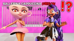 ЛИЛИ ЛАВБРЕЙДЗ ИГРАЕТ В ТЮРЬМЕ БАЛЕРИНА КАПУЧЧИНА БЕГ В ROBLOX (ОББИ)