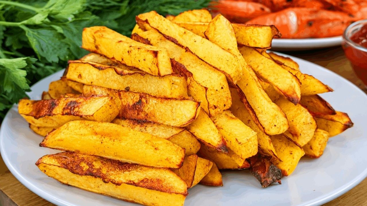 Полезная картошка ФРИ без жарки и МАСЛА! Быстро, просто и очень ВКУСНО!