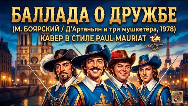 Баллада о дружбе (из к_ф «Д Артаньян и три мушкетёра») _ Кавер в стиле Поля Мориа