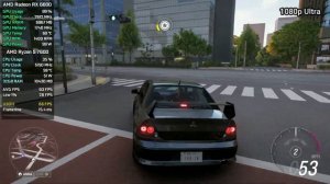 Forza Horizon 6 | RX 6600 | Ryzen 5 7600 | 1080p | FSR