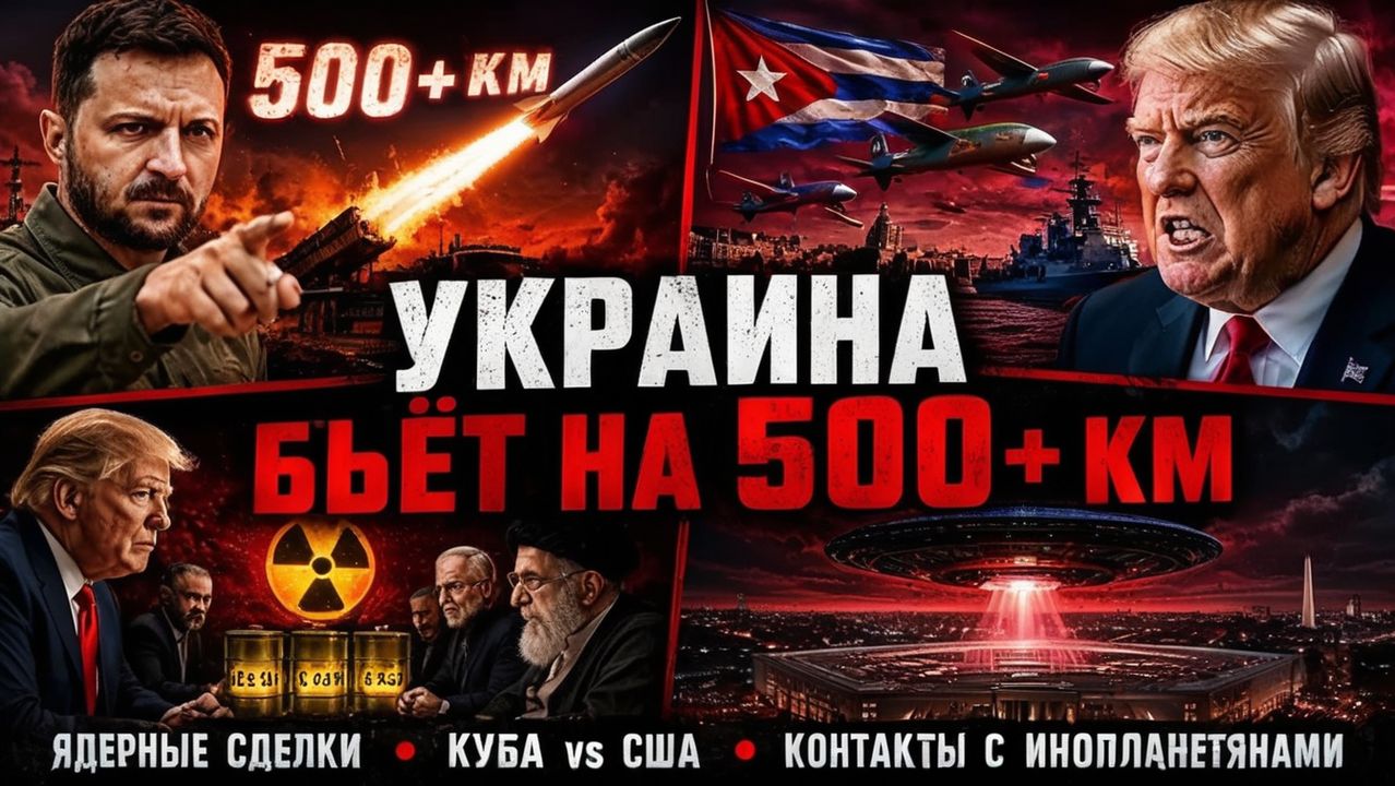 Украина бьёт на 500+ км, тайные ядерные сделки США и Ирана, Куба против Америки