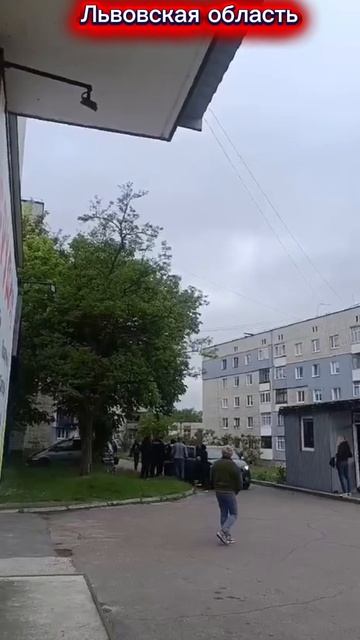 Львовская область. Неравнодушные жители Сосновки отбили парня у людоловов.