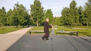 Упражнения с ракеткой для Тайцзи (2)