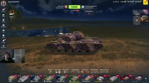 Tanks Blitz. Качаем АМХ 50В и катаем в режиме космовозрождение