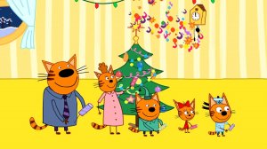 Три кота! Новые серии! Новый год! Мини-игра. Мультики для детей. Яркие детские мультики смотреть!