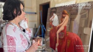Пишем легендарную «Леди Годиву» маслом
