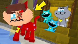 Кот Джей Джей, домой нет пути — Грустная история — Maizen Minecraft Animation