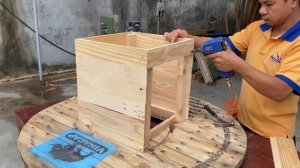 Как сделать стол для барбекю из старой кабельной катушки