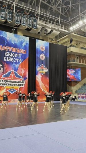 Сборная СПбГУПТД по чирлидингу — на национальных соревнованиях в Москве