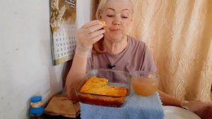 #mukbangtatyanaeats #еда #пирог с яйцом и зелёным луком 🥮👍😋
