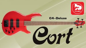 Бас-гитара CORT C4 Deluxe - в красном, синем и черном
