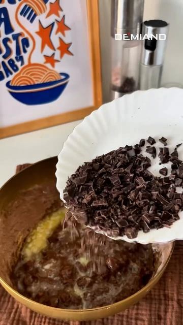 Шоколадный кекс с бананом 🍫