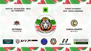 КУБОК ТАТАРИНА 20-21 мая Матч 1 «Ястребы» г. Лаишево - «Смена-Юниор» г. Казань