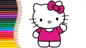 ХЭЛЛОУ КИТТИ Как нарисовать Хеллоу Китти Учимся рисовать Hello Kitty