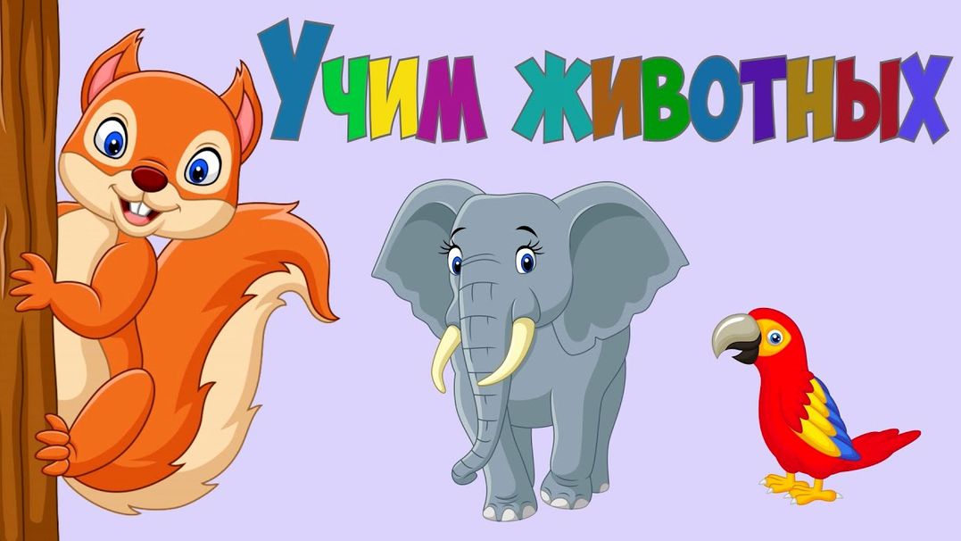 Учим животных для малышей/Звуки животных/Развивающие мультики про животных для детей