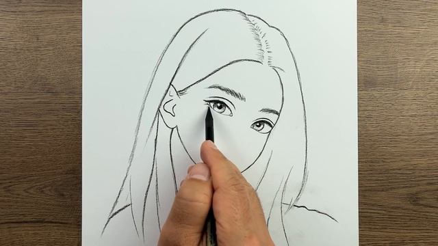 Как шаг за шагом нарисовать красивую девушку карандашом