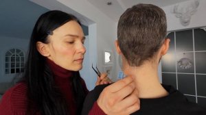 ASMR Neck Cleaning With Tweezers - Deep Relaxation 😴