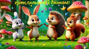 ✨ ЁЖИК И ГРИБОЧКИ! Милый мультфильм-песенка 🍄