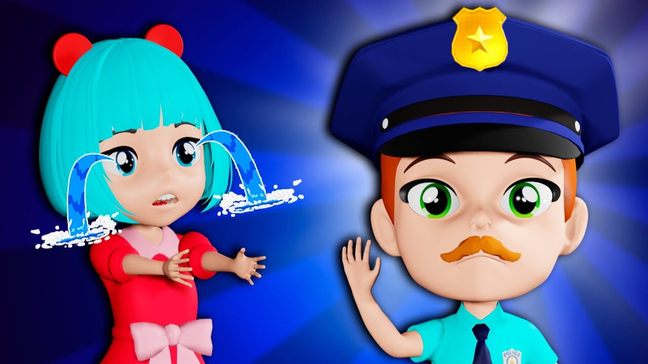 Мой Папа Полицейский 👮♂️🚓🚨 # Мультики для Малышей & Lights Kids Детские Песни