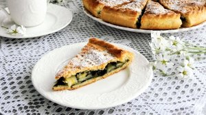 Очень вкусный пирог с щавелем и яблоками