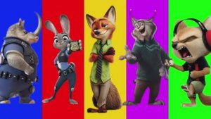 🦊 ЗВЕРОПОЛИС против ЗНАМЕНИТОГО ТАНЦА! 🐰 Джуди, Ник и Друзья в Плитках Музыки 🔥
