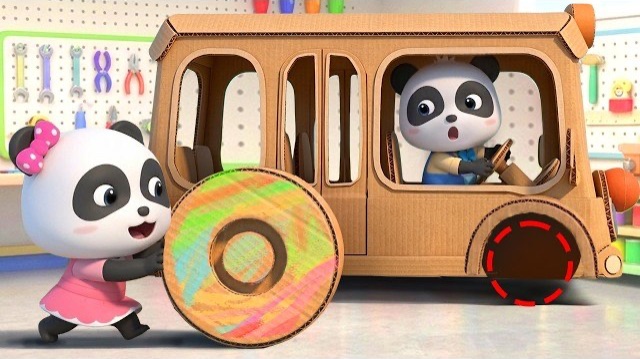 🚌🍿Колеса на картонных машинках | Детские мультфильмы