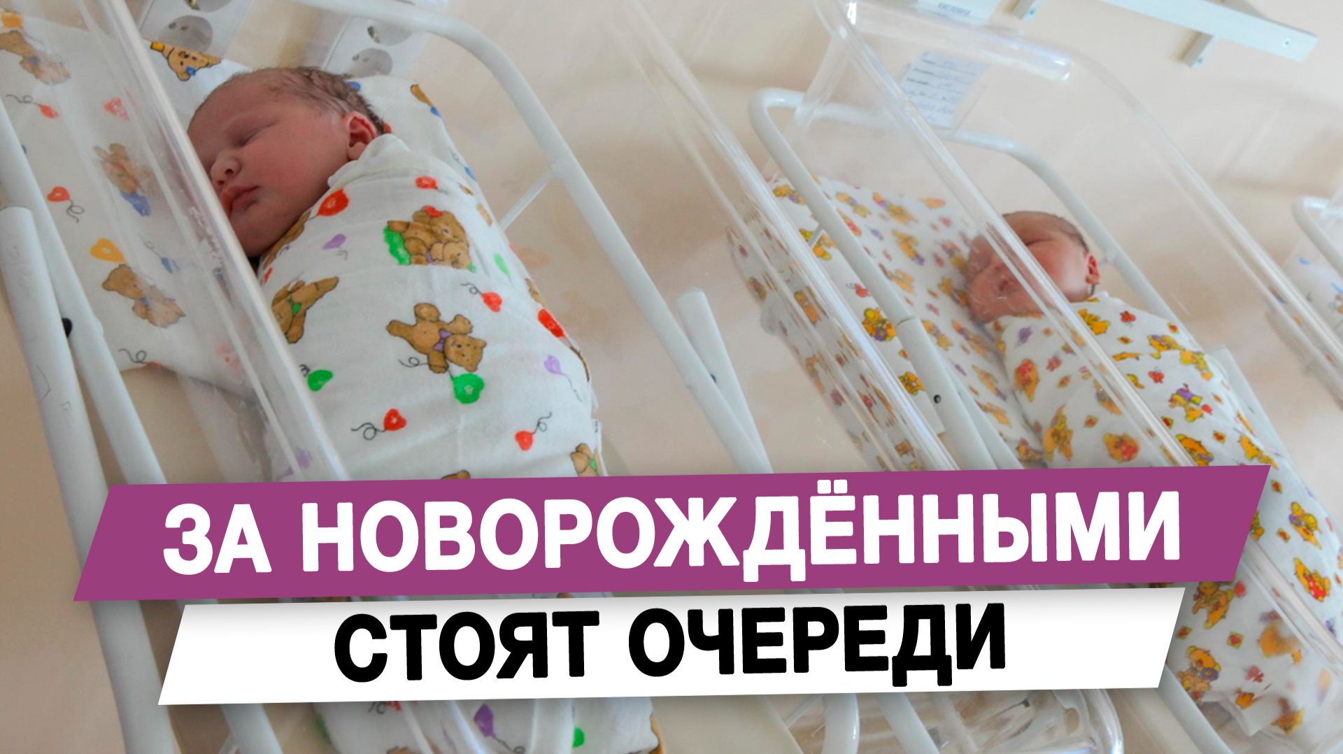За новорождёнными стоят очереди