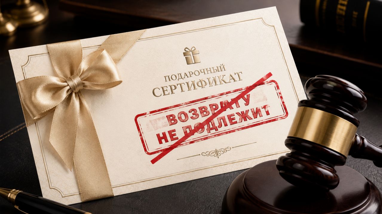 Можно ли вернуть деньги за подарочный сертификат?