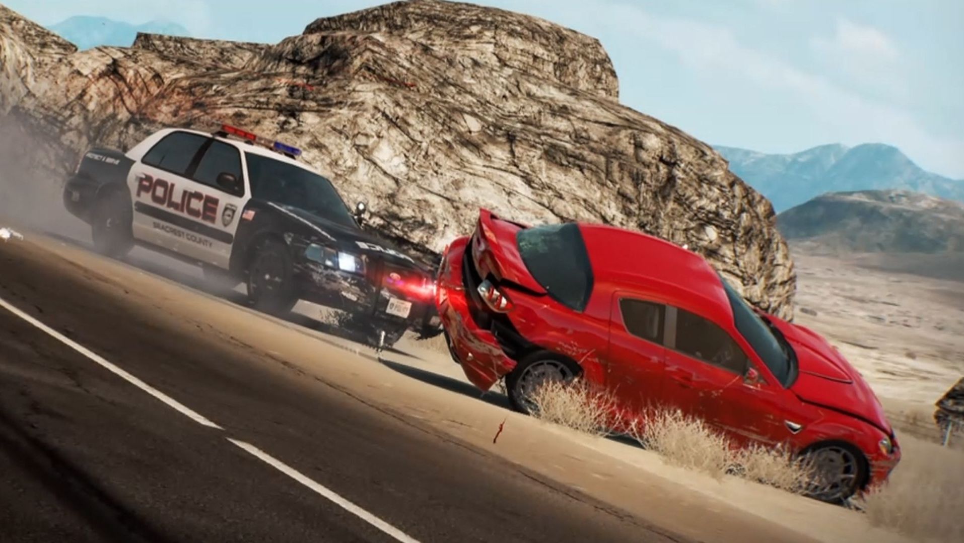 Жесткое задержание машины. Гонки с полицией. Игра Need For Speed