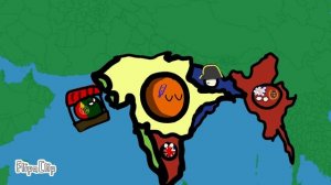 История Индии на карте