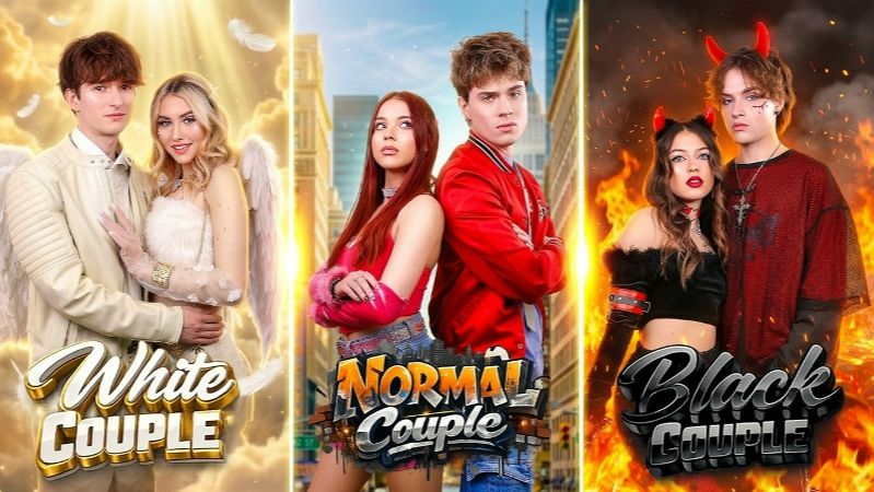 [ Тим Тин Голд ] - Пара Ангелов vs Демонов Челлендж! Кто Будет Нас Контролировать