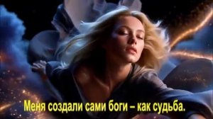 Меня создали боги – как судьба.