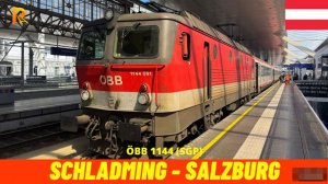 🚄 4К SmartTV ➤ 🌄 Шладминг - Зальцбург Hbf (ÖBB, Австрия, апрель 2025 г.) вид машиниста поезда! 🌄
