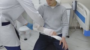 Проведение транспортной иммобилизации при переломе предплечья (аккредитация)