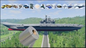 ЧТО МОЖЕТ ОСТАНОВИТЬ 10 ТОННЫЙ СНАРЯД??? ОТ НЕГО ВСЕ РАЗЛЕТАЕТСЯ: ТАЧКИ, САМОЛЕТЫ В БИМКЕ