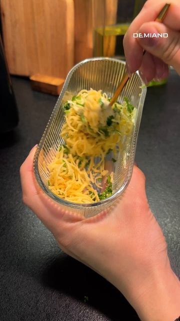 Хрустящие кабачки с сырной шапочкой в аэрогриле DEMIAND 😍